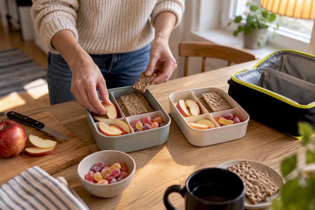 Parent packing Swedish snack pairings