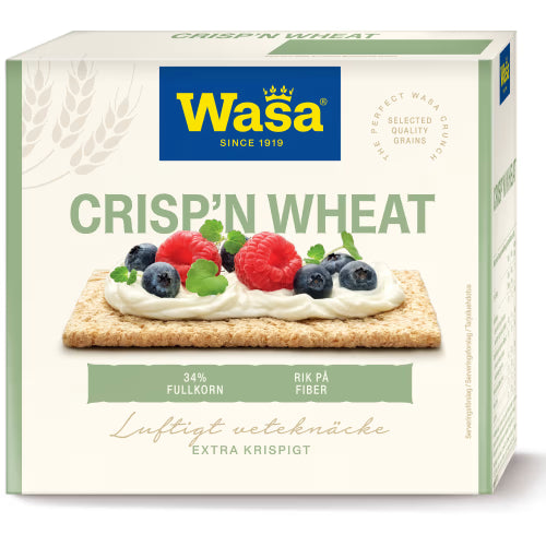 Wasa Crisp'n Wheat – Crispbread 110g