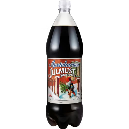 Apotekarnes Julmust Sockerfri Läsk Pet - Christmas Soda 1.4L