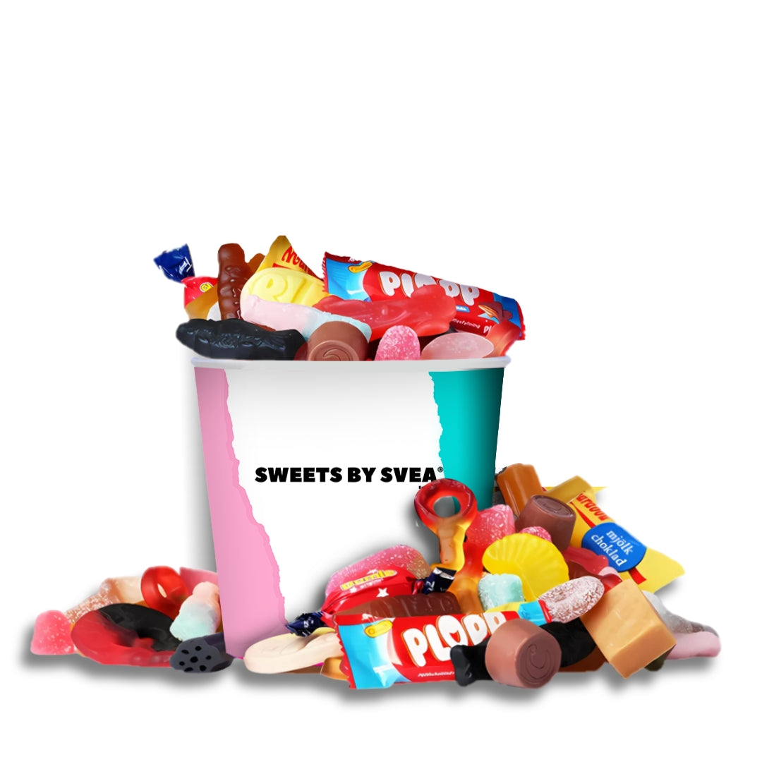 Mix di bucket di caramelle svedese 1 kg