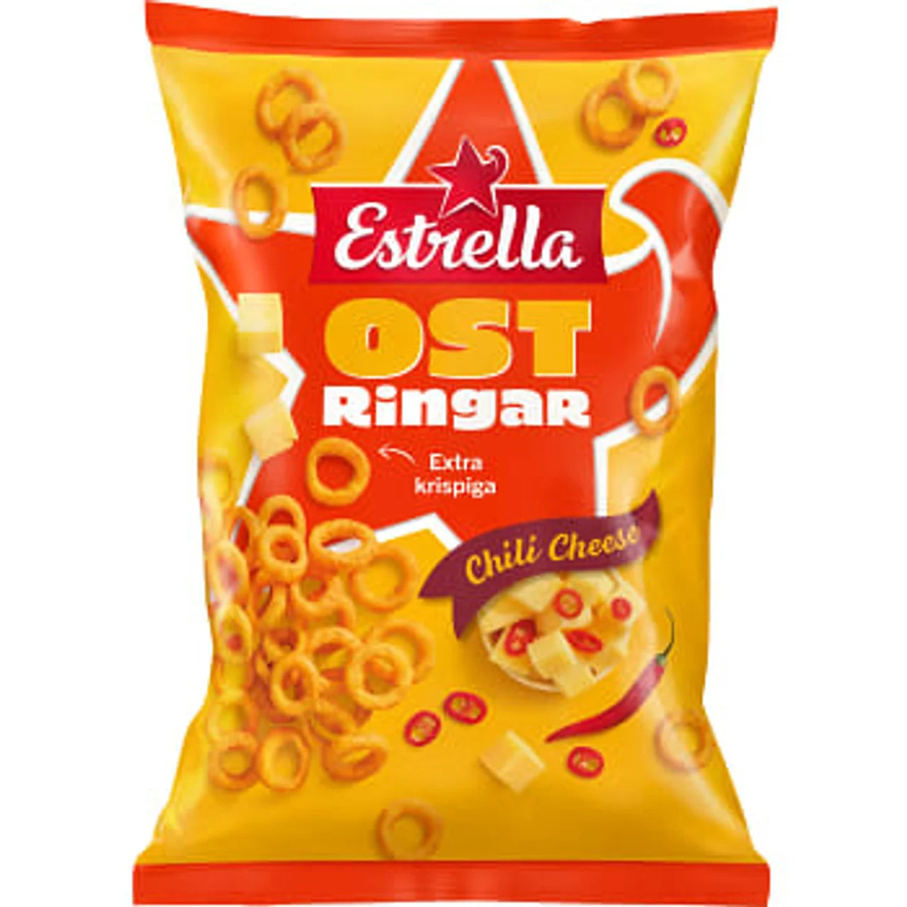 Estrella Ostringar Chili Cheese - Chili Cheese Rings 200g