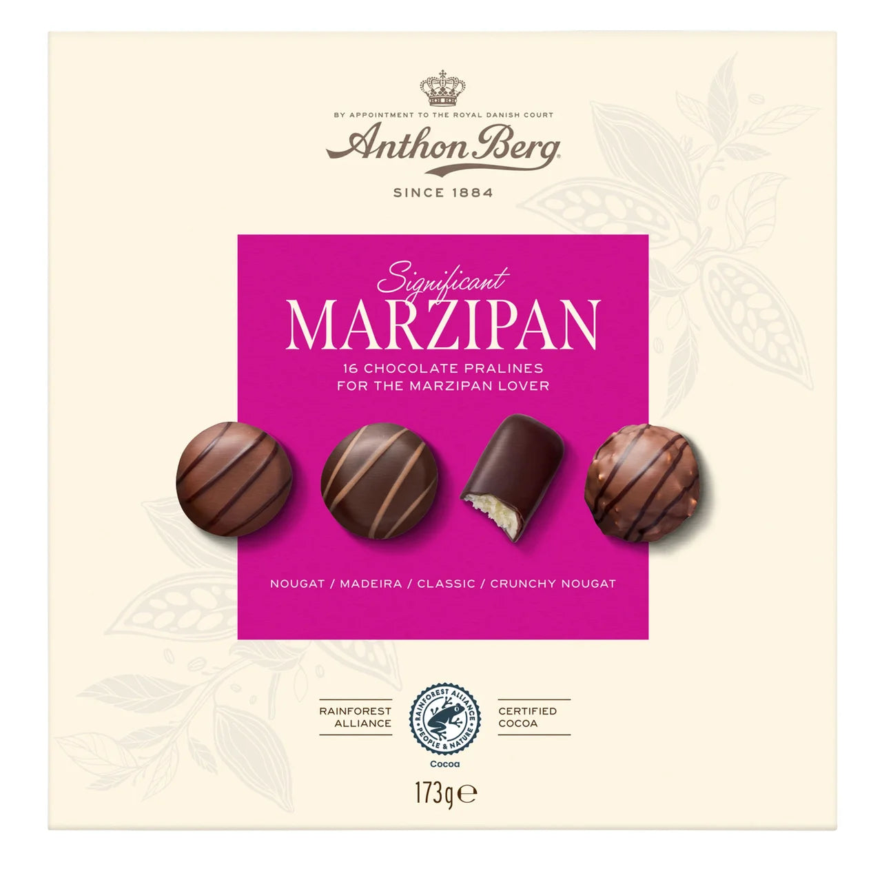 Anthon Berg Choklad Ask Significant Marzipan - Marzipan Chocolate Box 173g