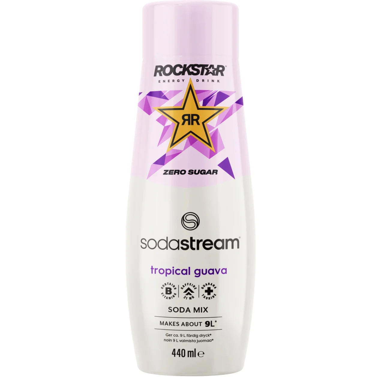 SodaStream Rockstar Energy Guava Zero – Energy Drink Syrup Guava Zero 440ml