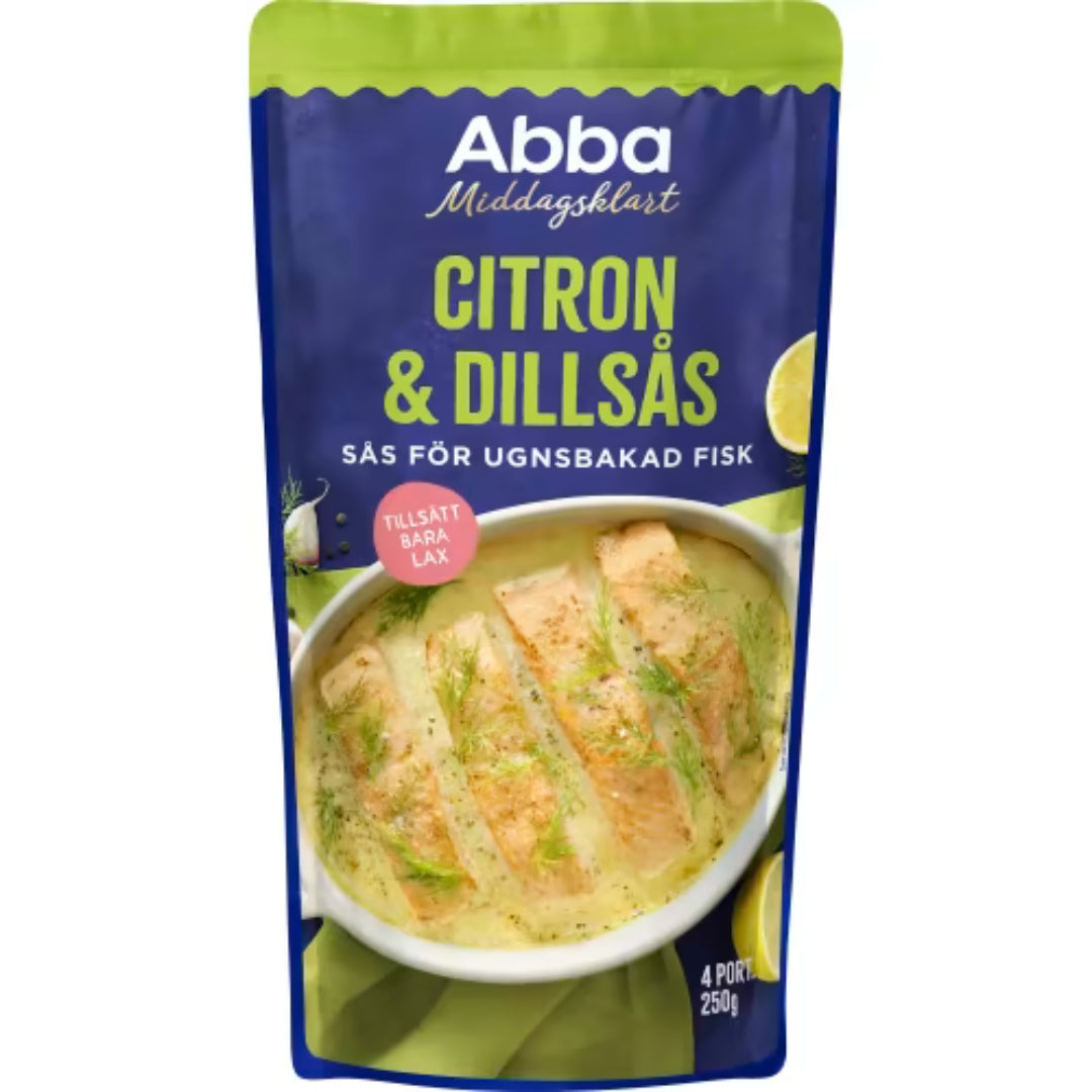 Abba Citron & Dill Sås Ugnsbakad Fisk 4 Port - Creamy Fish Gratin Sauce 250g