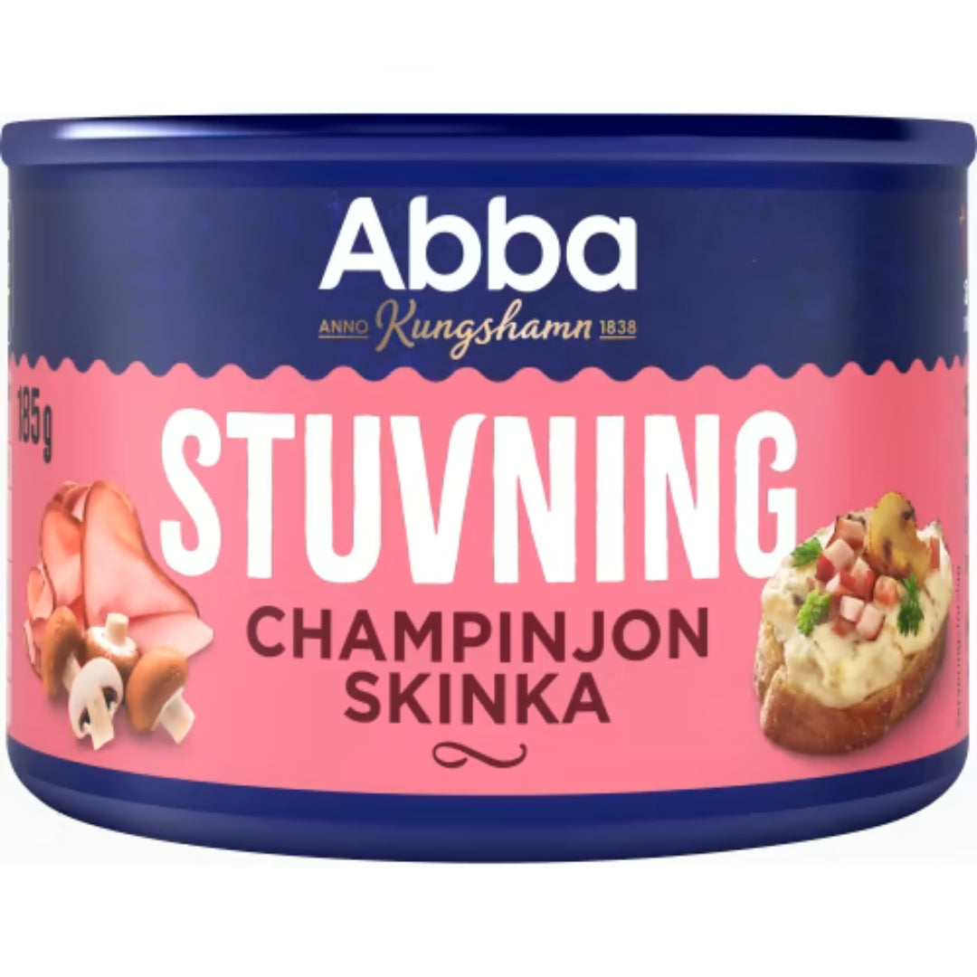 Abba Stuvning Champinjoner Skinka - Creamed Mushrooms & Ham 185g