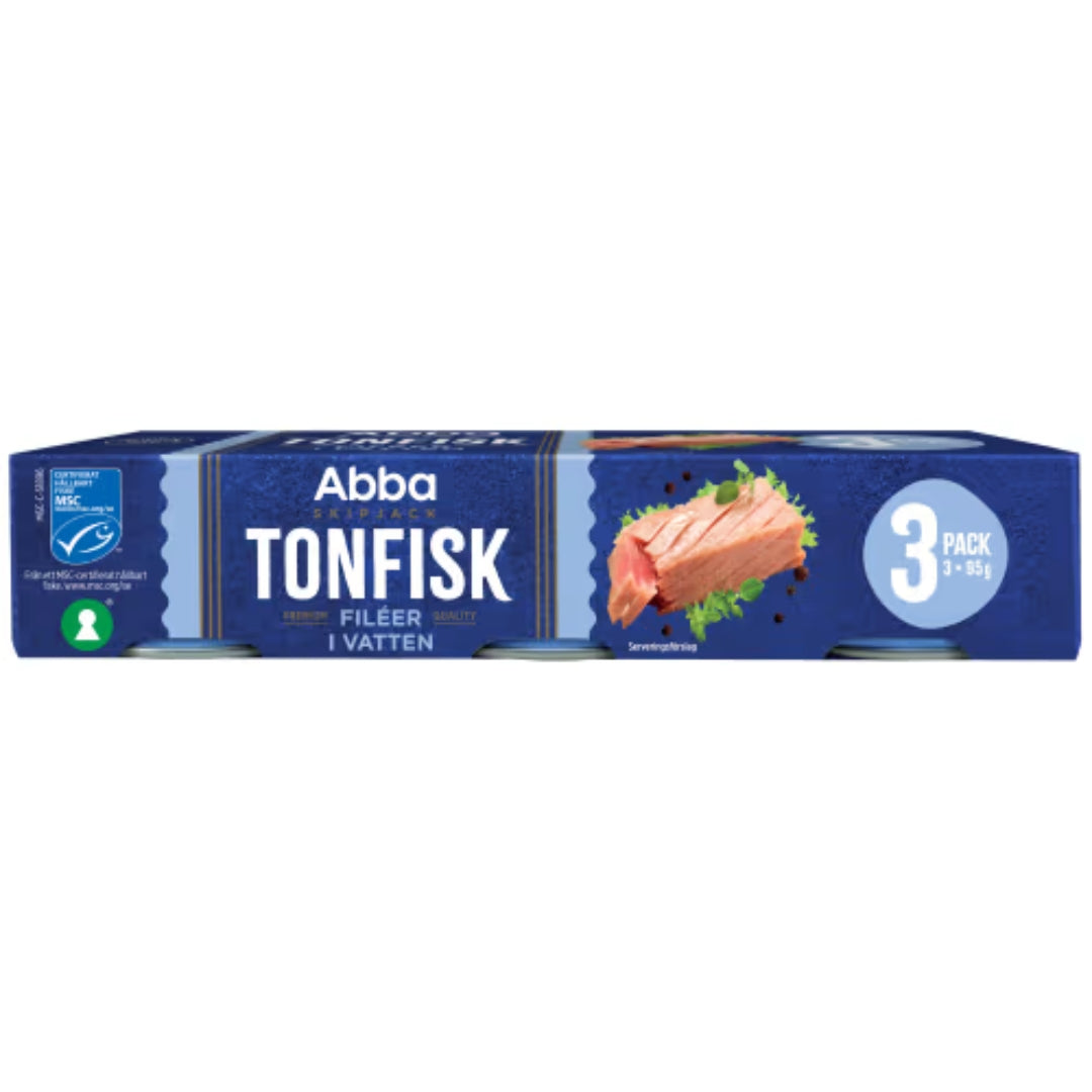 Abba Tonfisk Vatten - Tuna in Water 3x95g