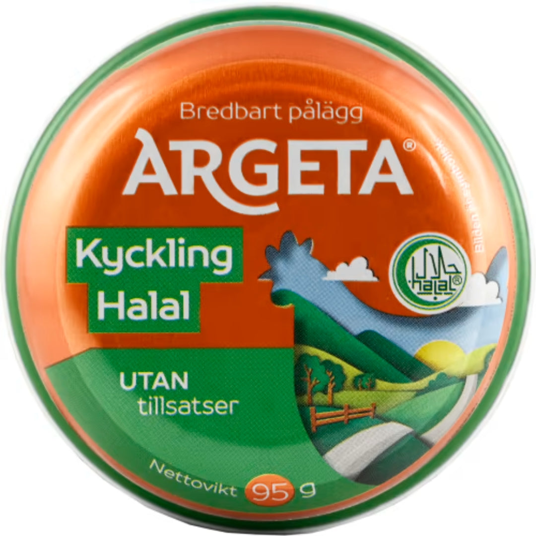 Argeta Kycklingpastej Halal - Chicken Pâté Halal 95g