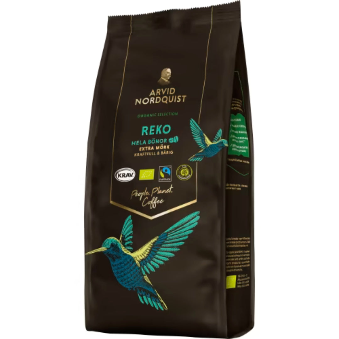 Arvid Nordquist Reko - Organic Extra Dark Roast Coffee Whole Beans 450g