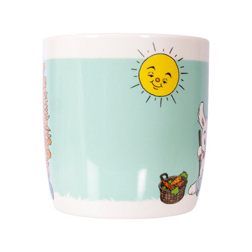 BAMSE Mugg Lille Skutt I Trädgård Turkos 27cl