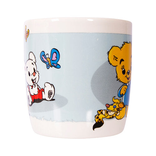 BAMSE Mugg Brumma & Mini-Hopp Blå 27 cl