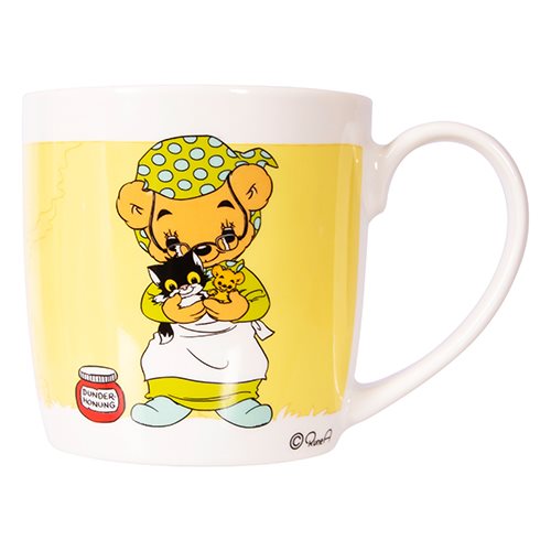 BAMSE Mugg Farmor Steker Pannkakor Gul 27cl