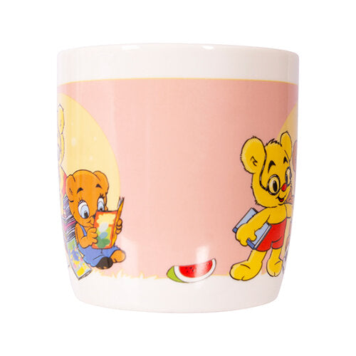 BAMSE Mugg Trillingarna & Brumma Korall 27cl