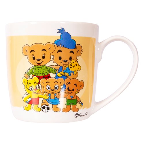 BAMSE Mugg Bamse Familjen Aprikos 27cl