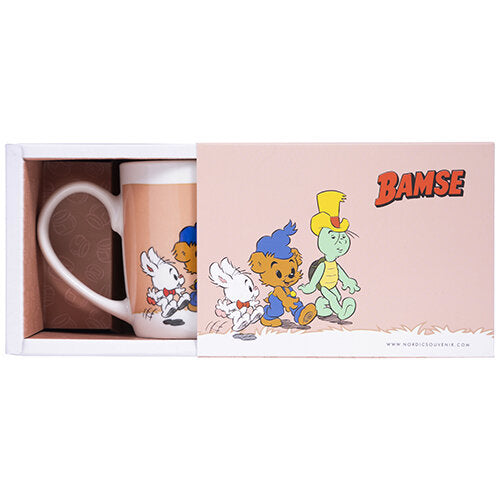 BAMSE Mugg Bamse Skalman Lille Skutt Rosa 27cl