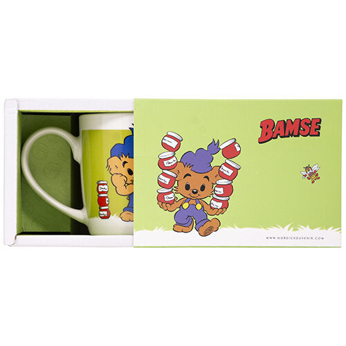 BAMSE Mugg Bamse Dunderhonung Grön 27cl