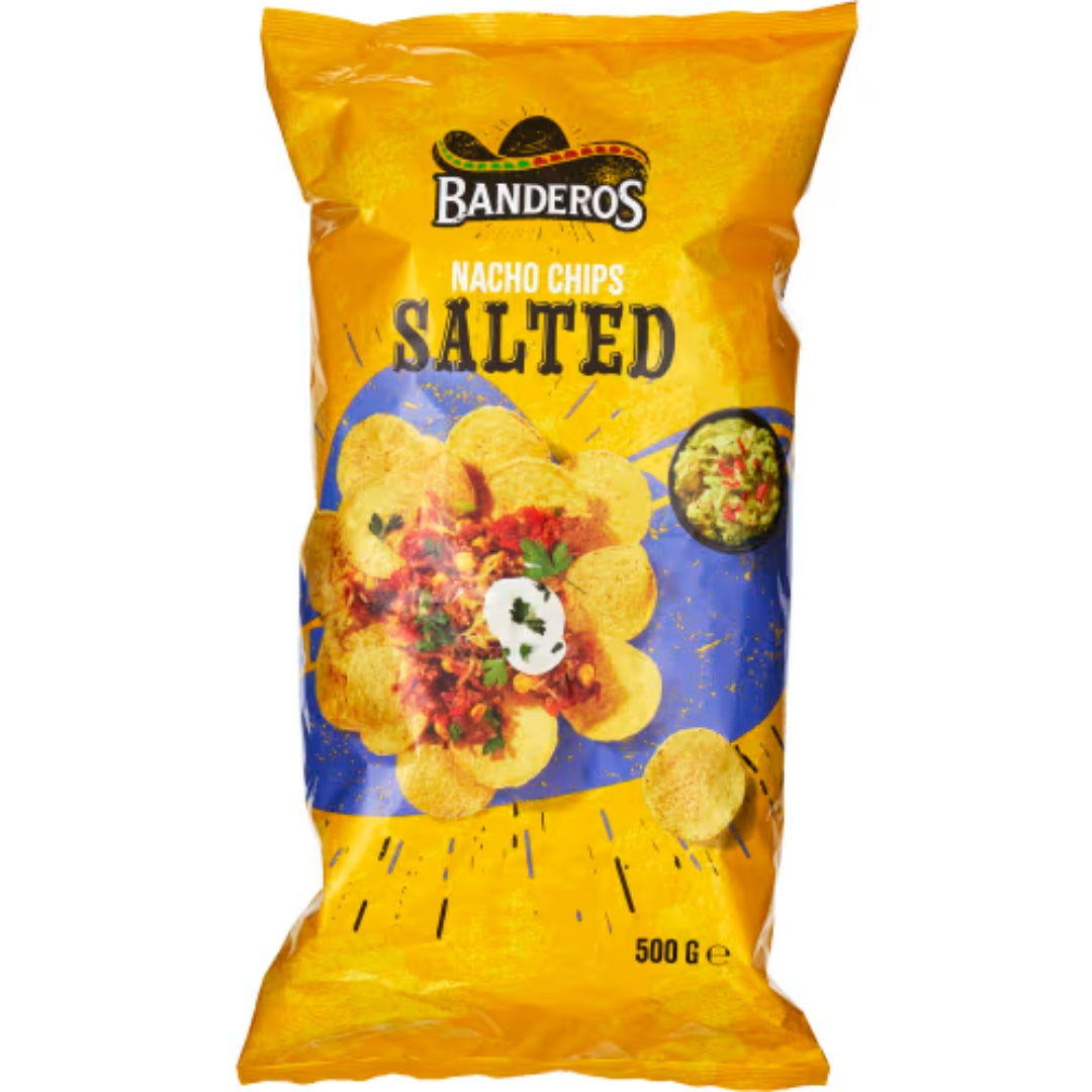 Banderos nachos chips salato - nacho chips salato 500g