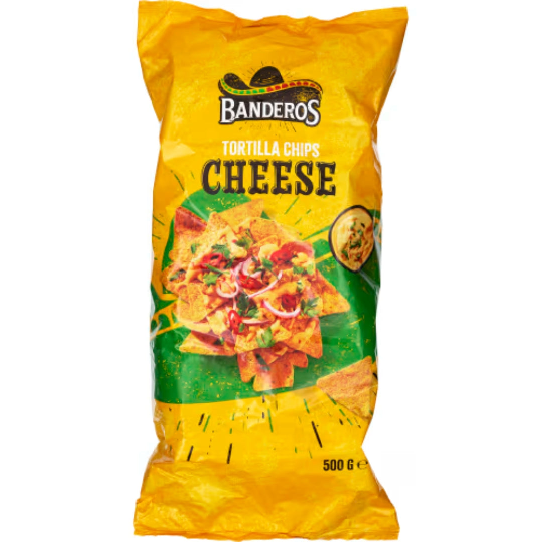 Banderos Tortilla Chips Cheese - Tortilla Chips Cheese 500g