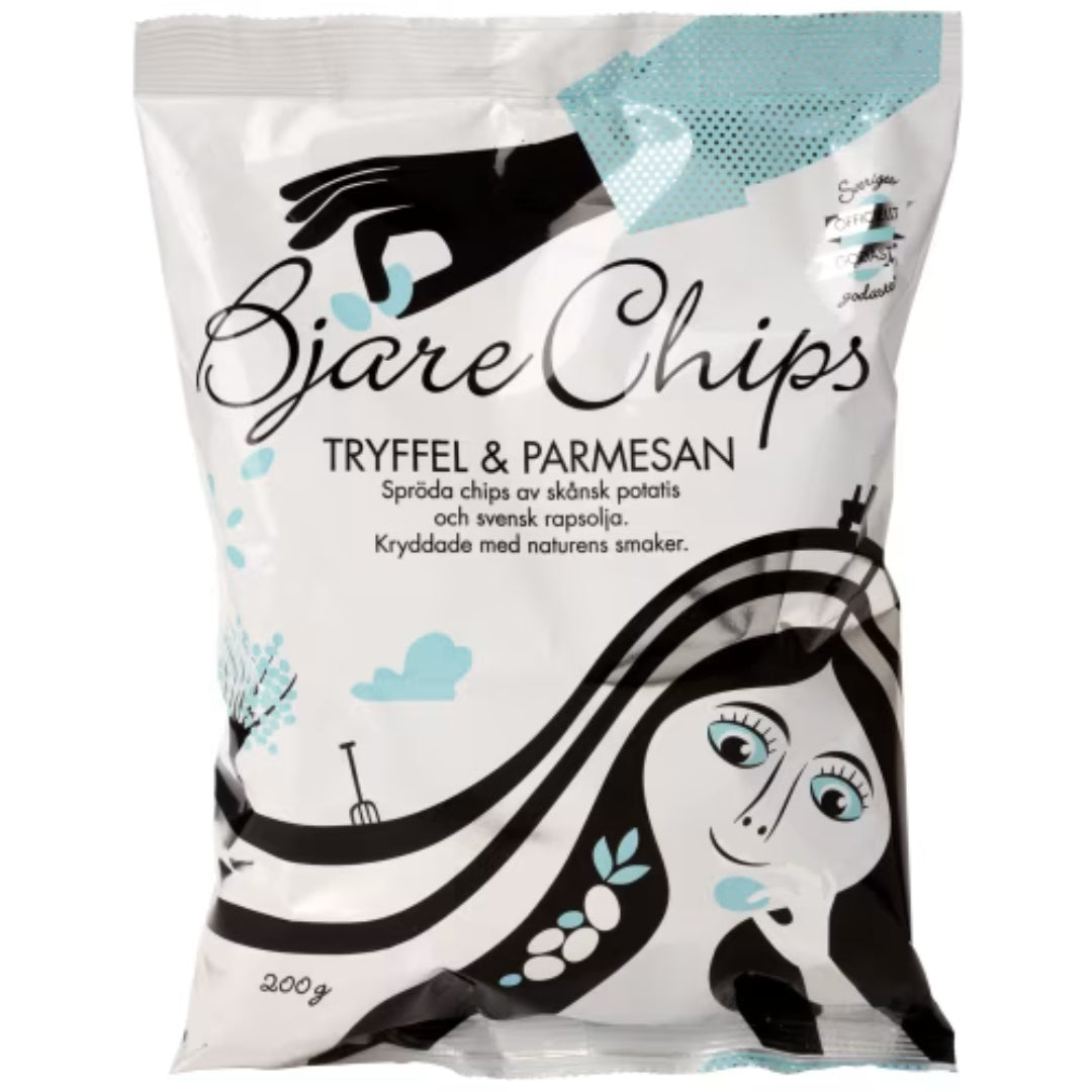 Bjärechips Tryffel Parmesan - Chips with Truffle & Parmesan Flavour 200g