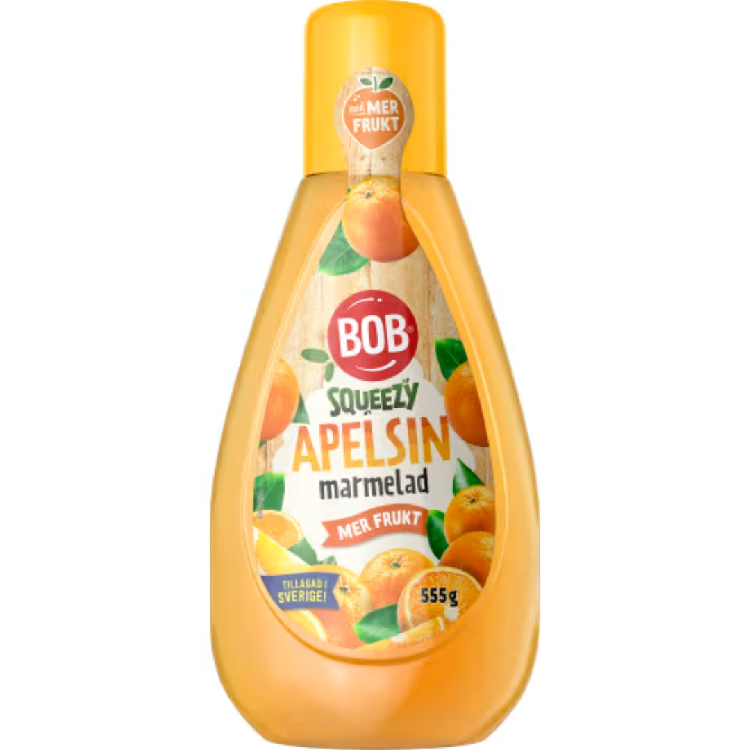Bob Apelsin Marmelad Squeezy - Orange Marmalade – Squeezy Bottle 555g