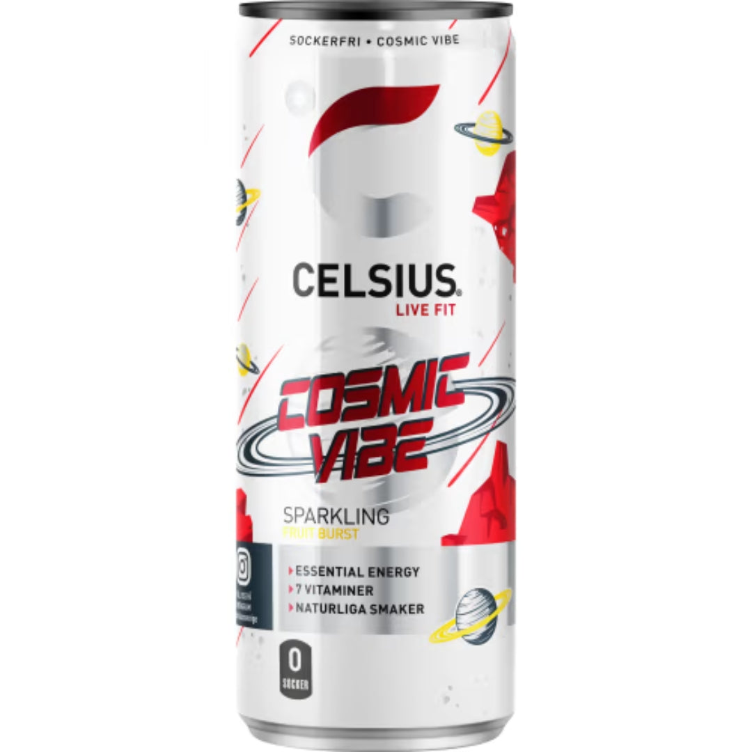 Celsius Cosmic Vibe Energidryck Burk - Cosmic Vibe Energy Drink 35.5cl