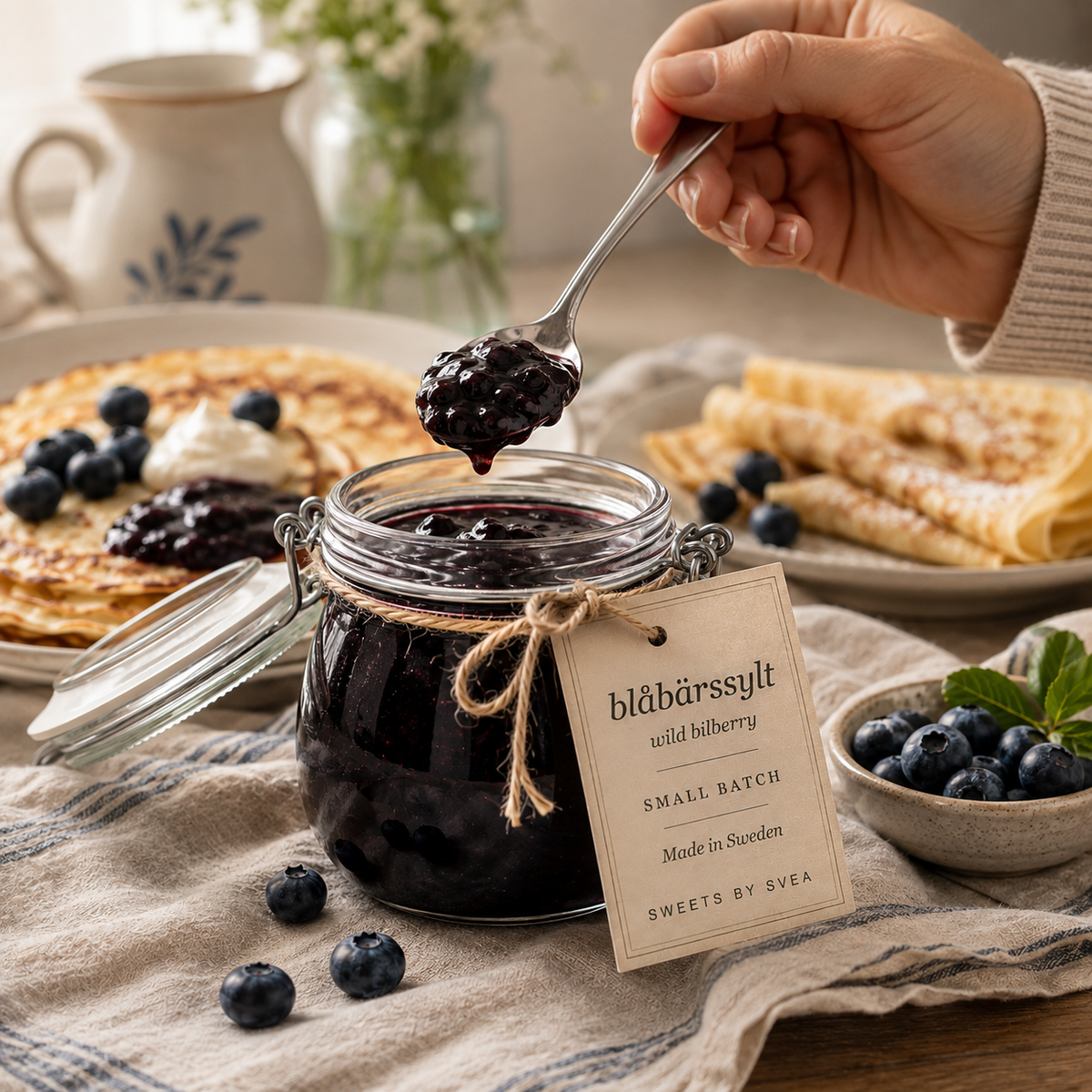 Blueberry Jam Homemade 120ml