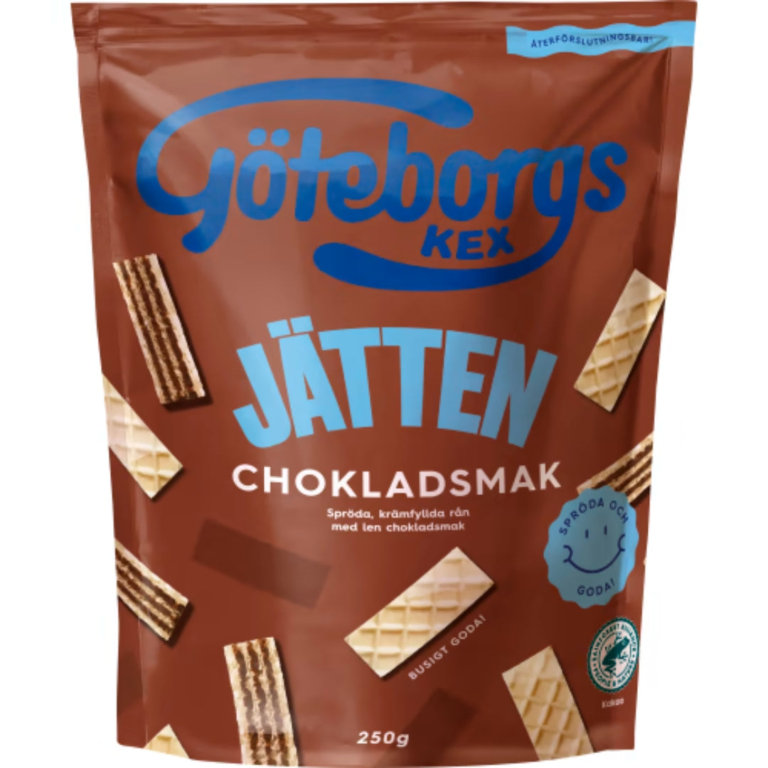 Jätten Chokladsmak Rån - Wafer -Kekse mit Schokoladengeschmack 250g