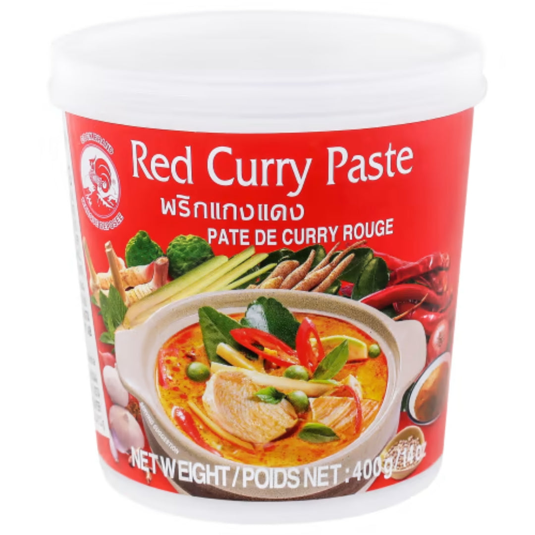 Cock Brand Curry Paste Red - Red Curry Paste 400g