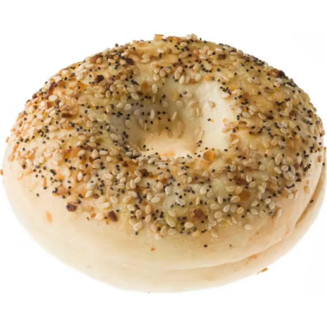 Bagel americano Dafgårds Everything - Bagel con molato d'acqua condito con un mix di semi e condimento 85G