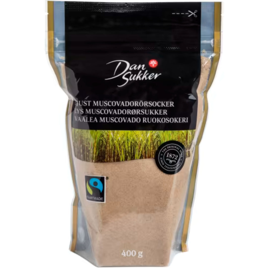 Dansukker Muscovado Ljus Rörsocker - Muscovado Cane Sugar 400g