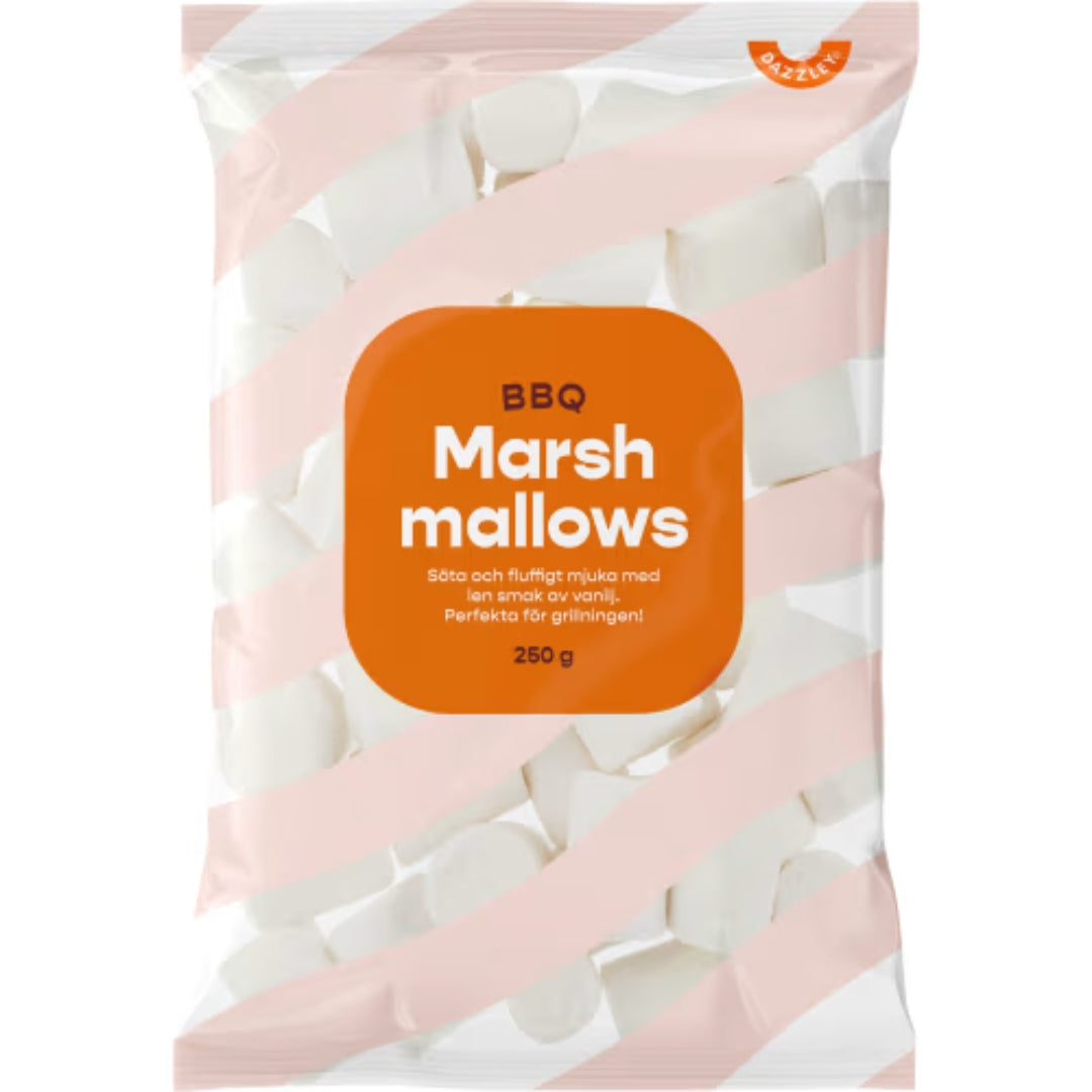 Dazzley Marshmallows Bbq - Fluffy Marshmallows 250g