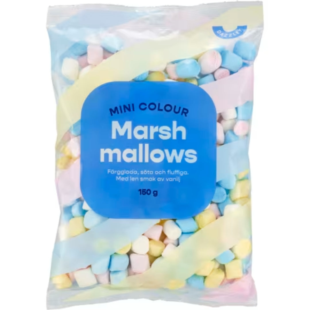 Dazzley Marshmallows Mini Colour - Mini Marshmallows 150g