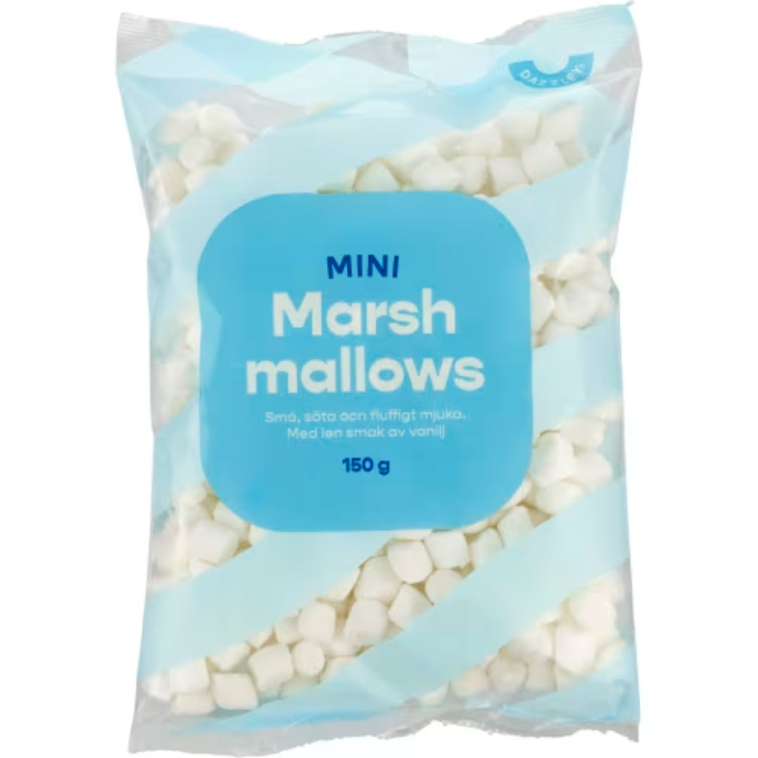 Dazzley Marshmallows Mini Vit - Mini White Marshmallows 150g