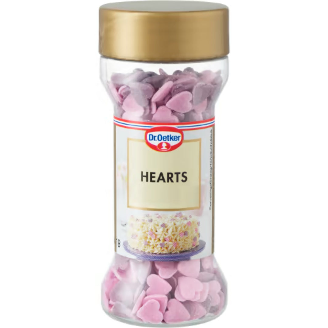 Tohtori Oetker Hearts - Sydämet sprinkles 40 g