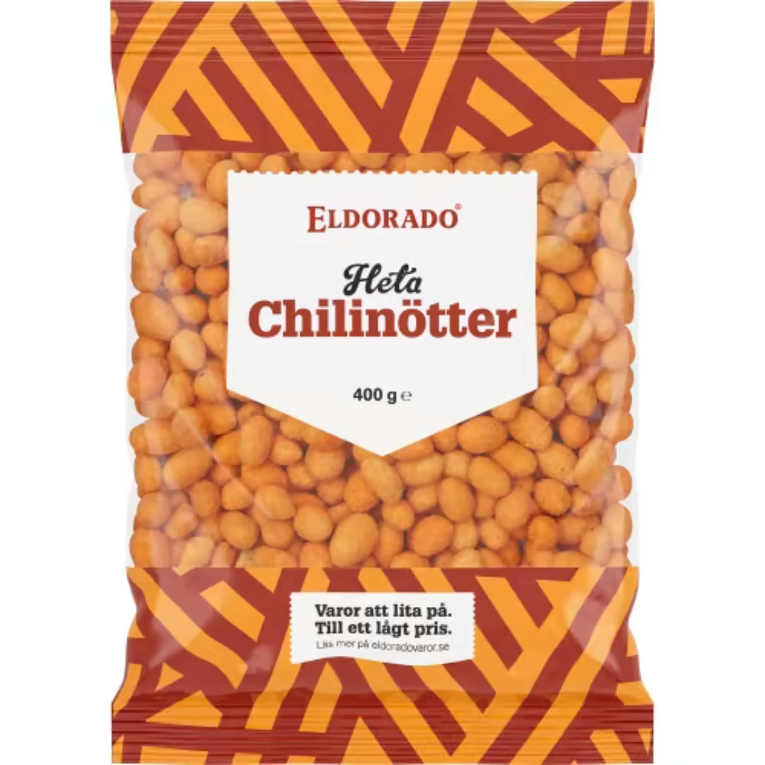 Eldorado Jordnötter Chili - Spicy Chili Peanuts 400g
