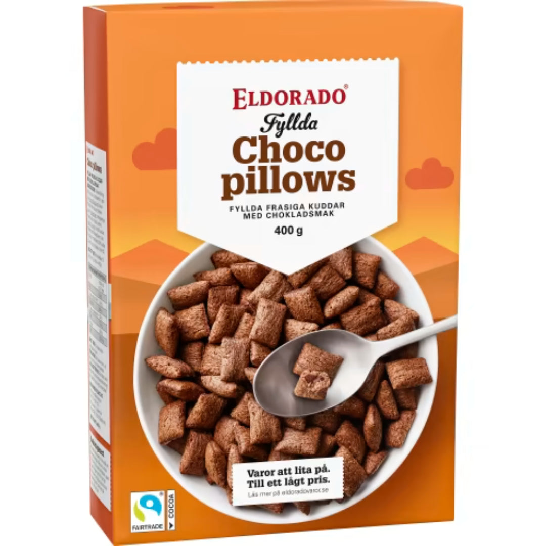 Eldorado Choco Pillows - Chocolate-Filled Cereal 400g