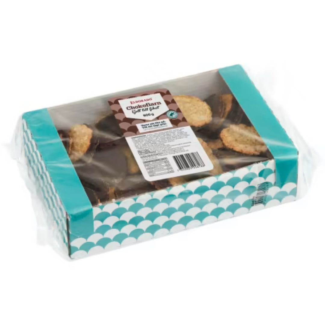 Eldorado Chokoflarn - Chocolate-coated Oat Cookies 600g