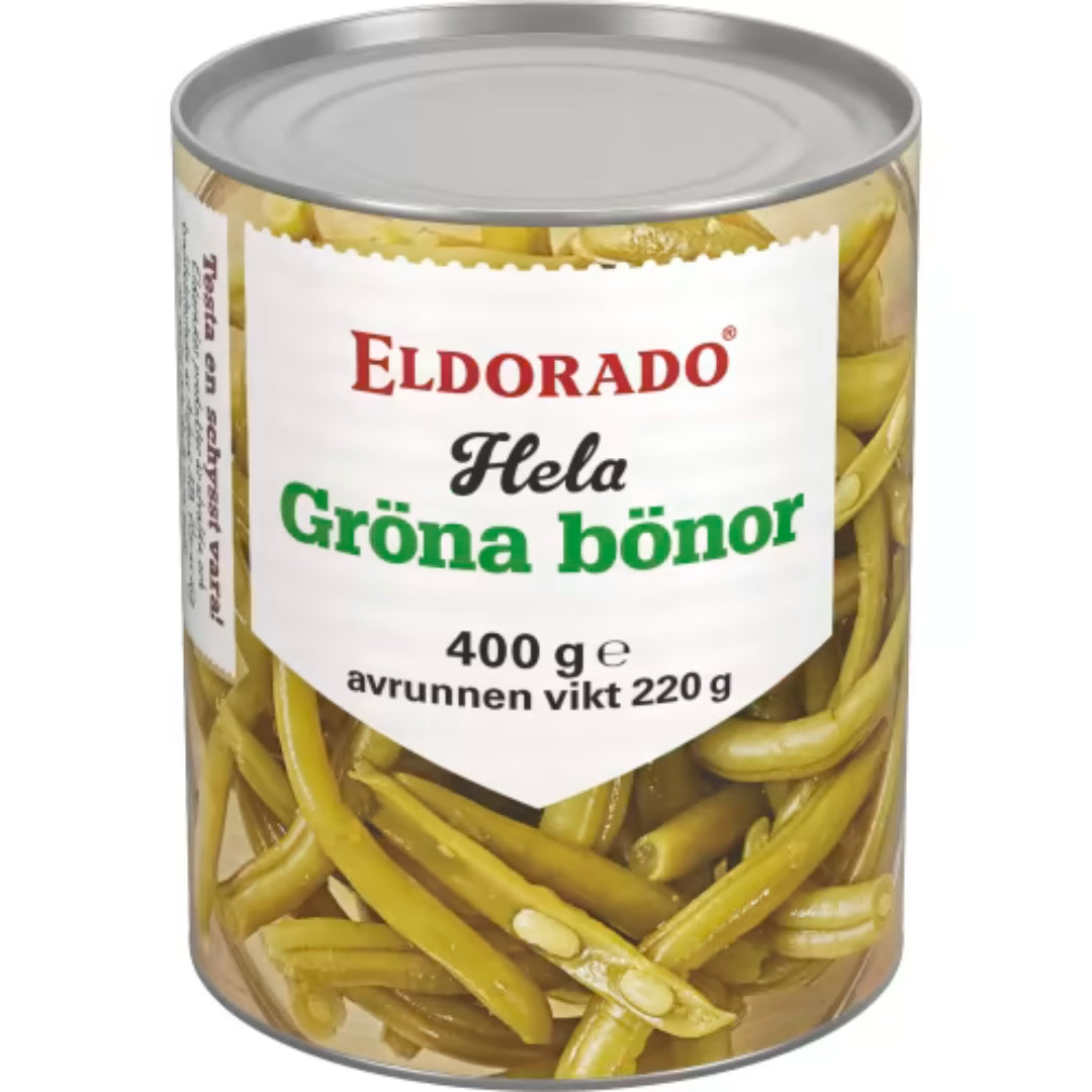 Eldorado Gröna Bönor Hela - Whole Green Beans 400g