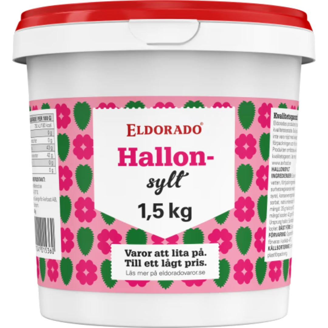 Eldorado Hallonsylt - Raspberry Jam 1.5 kg