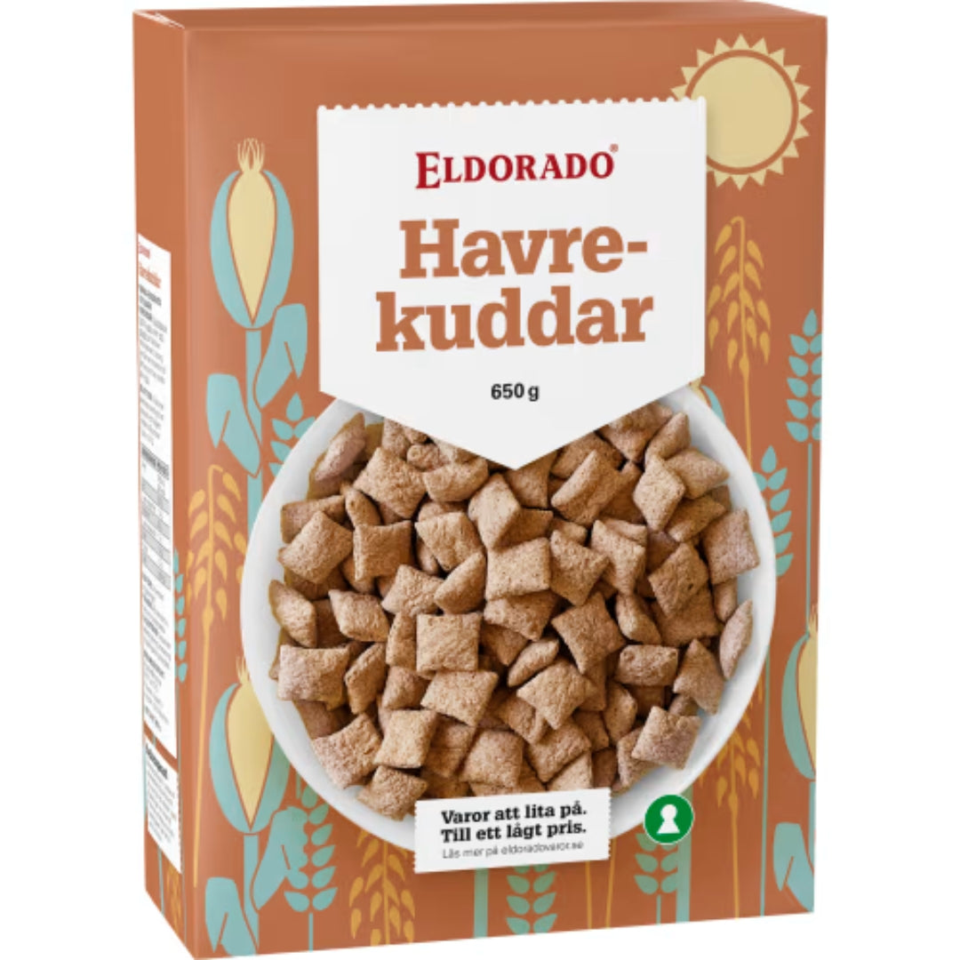 Eldorado Havrekuddar - Oat Cereal 650g