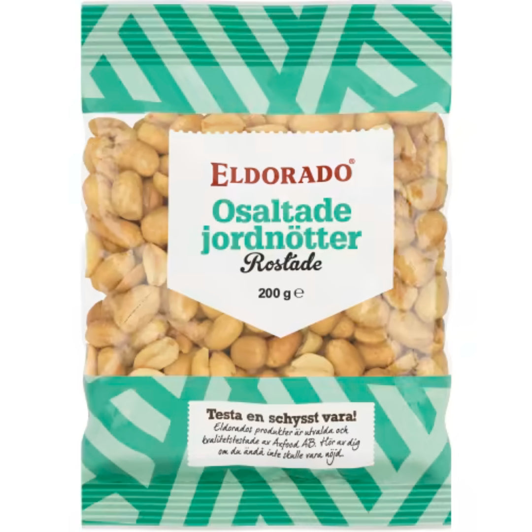 Eldorado Jordnötter Osaltade - Arachidi non sale arrostite 200 grammi