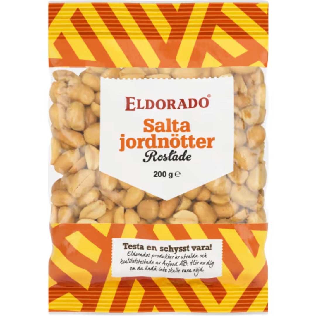 Eldorado Jordnötter Rostade & Saltade - Roasted & Salted Peanuts 200g
