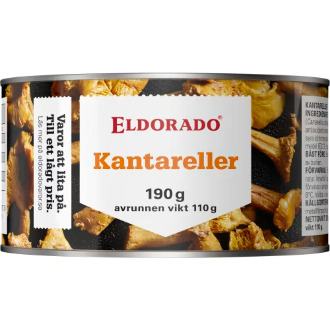 Eldorado Kantareller - Chanterelle Mushrooms 190g