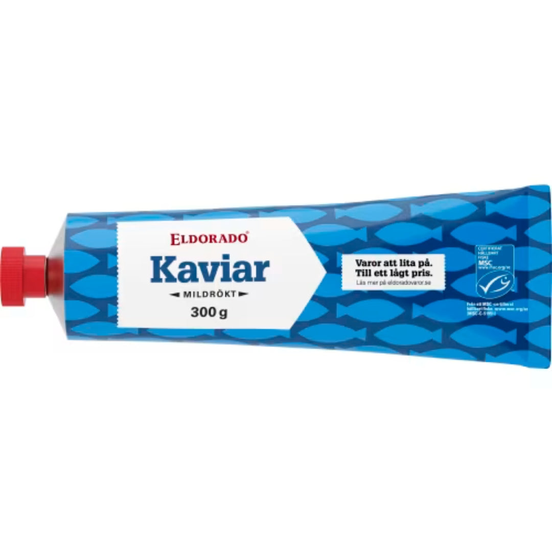 Eldorado Kaviar Mildrökt - Mildly Smoked Caviar 300g