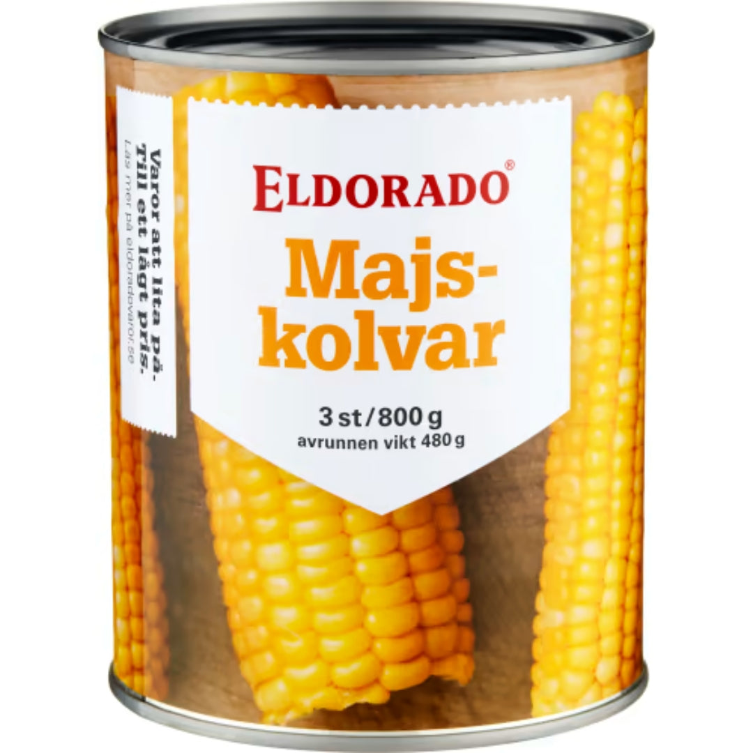 Eldorado Majskolv - Corn Cobs 3p