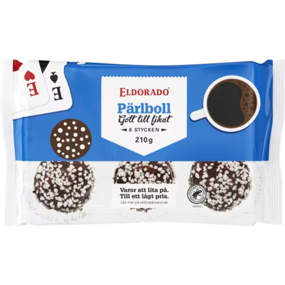 Eldorado Pärlboll - Chocolate Ball with Pearl Sugar 210g