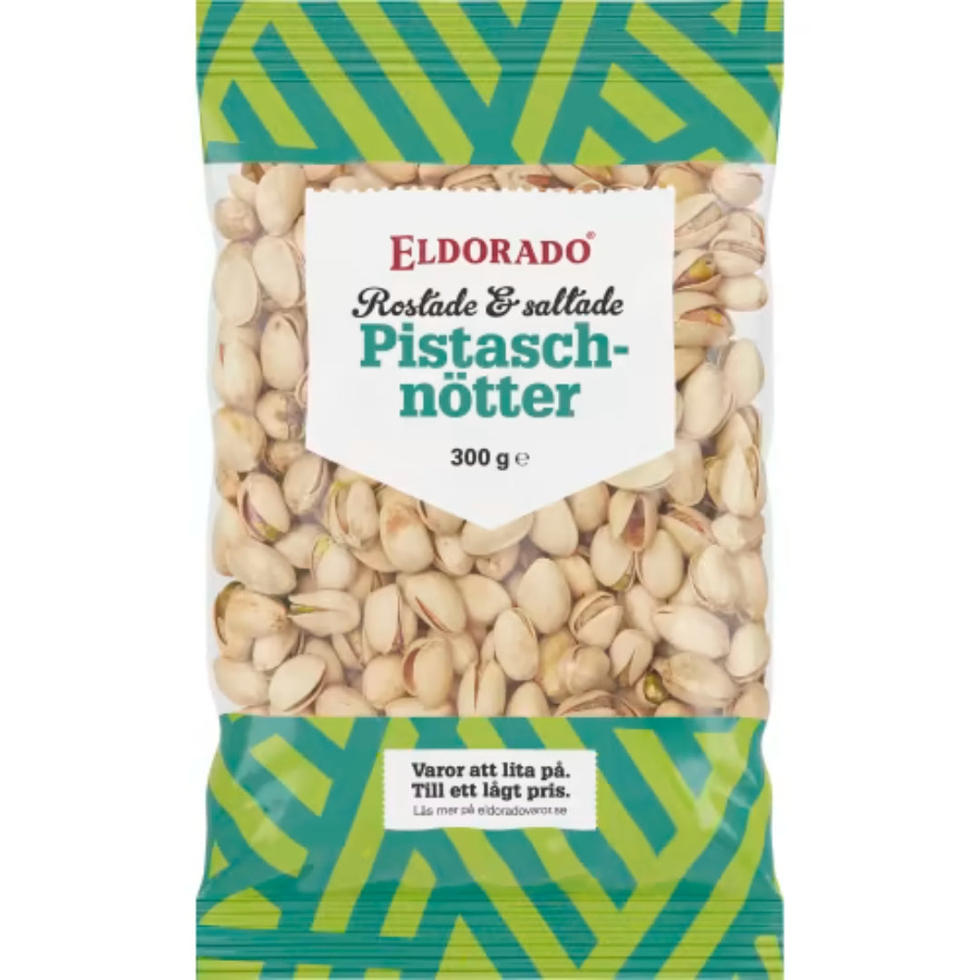 Eldorado Pistaschnötter Rostade Saltade - Roasted & Salted Pistachios 300g