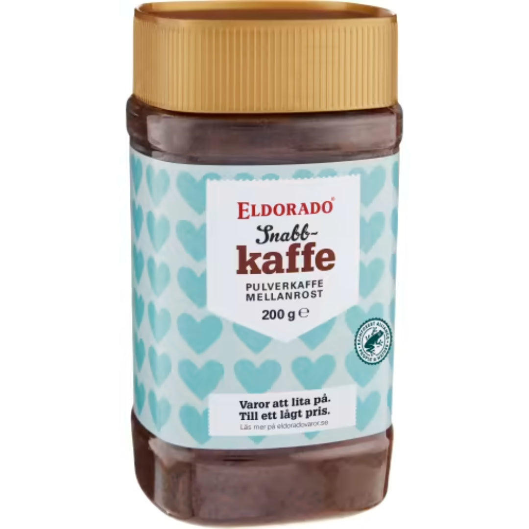 Eldorado Snabbkaffe Mellanrost - Instant Coffee Medium Roast 200g