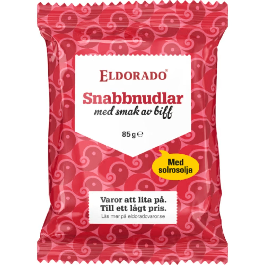 Eldorado Snabbnudlar Biff - Beef Instant Noodles 85g