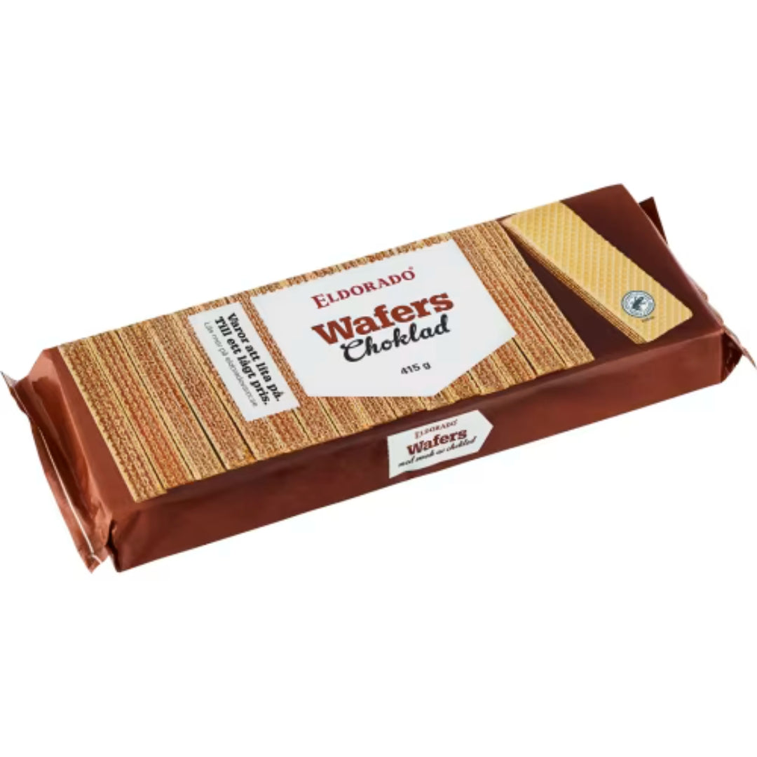 Eldorado Wafers Choklad - Crispy Wafers with Chocolate flavor 415g