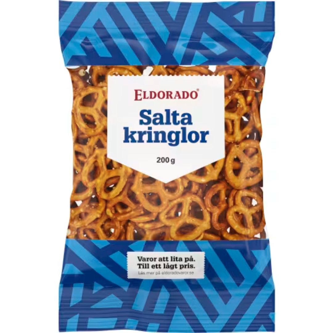 Eldorado Salta Kringlor - Salted Pretzels 200g
